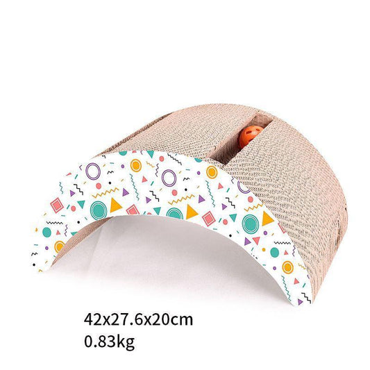 Multi-Colored Cat Scratcher