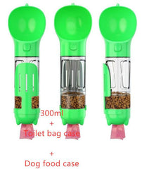 Pet Water Bottle Feeder Bowl Garbage Bag Storage Portable Pet Outdoor Travel 3 In 1 Dog Water Bottle-12