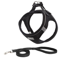 Reflective Mesh Dog Harness & Leash Set
