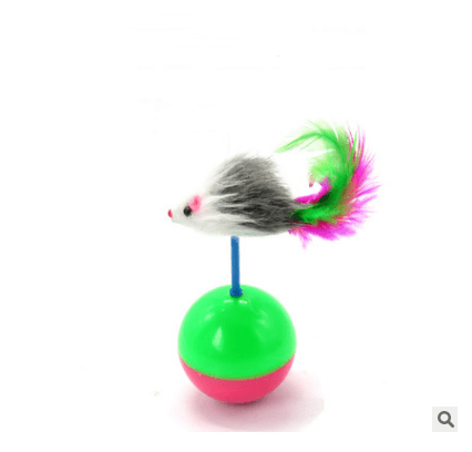 Whisker Whirligig: Handcrafted Solid Wood Cat Toy-20