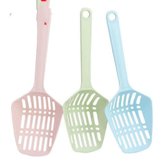 Solid Handle Plastic Pet Cat Litter Scoop-4