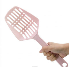 Solid Handle Plastic Pet Cat Litter Scoop-5
