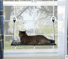 Luxury Cat Hammock Bed With Super Suction Cup - Removable And Washable-0