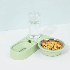 Rotatable Corner Bowl For Cats - Automatic Drinking Water Feeder-2