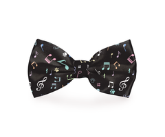 Music notes Dog Bow Tie