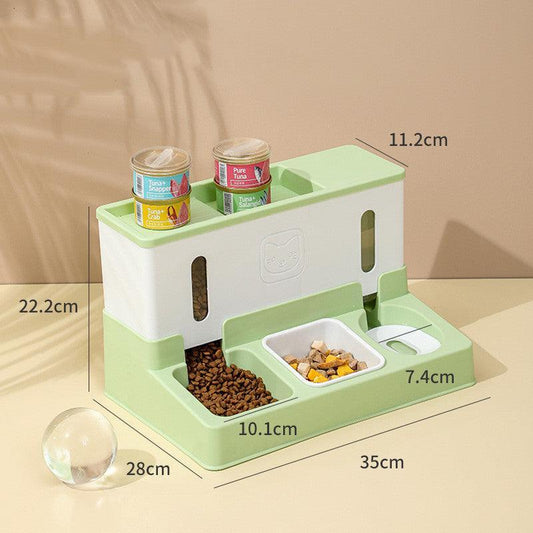 Automatic Pet Feeder With Continuous Water Refilling-2