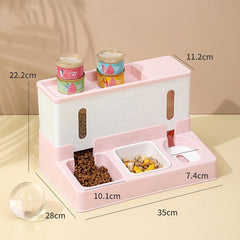 Automatic Pet Feeder With Continuous Water Refilling-3