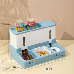 Automatic Pet Feeder With Continuous Water Refilling-4