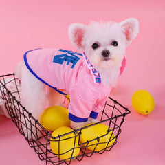 Breathable Mesh Hooded Dog Vest - Stylish Summer Shirt For Small Dogs-1
