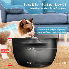 Automatic Stainless Steel Pet Water Fountain (3L)