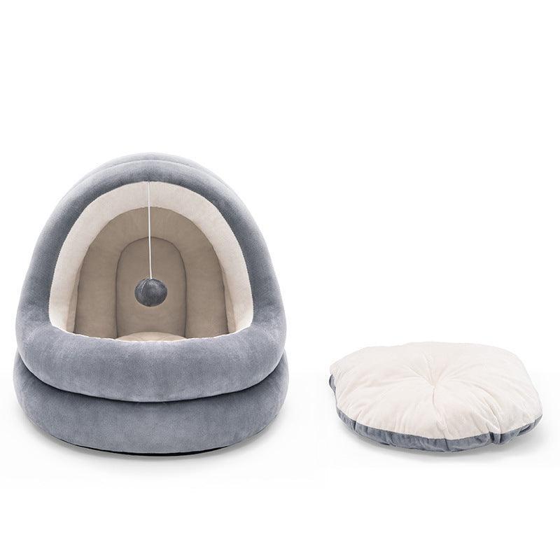 Cozy Haven Cat Bed: Luxurious Comfort For Your Feline Friend-3