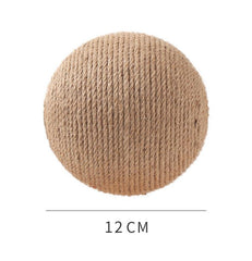 Wooden Cat Scratcher With Sisal Rope Ball