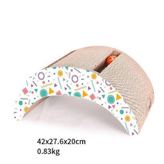 Multi-Colored Cat Scratcher