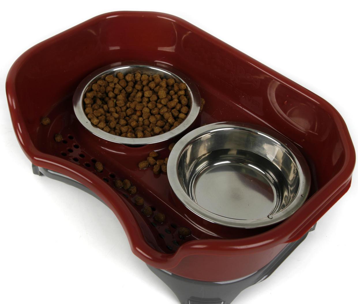 Pet Double Basin Stainless Steel Bowl Set-7
