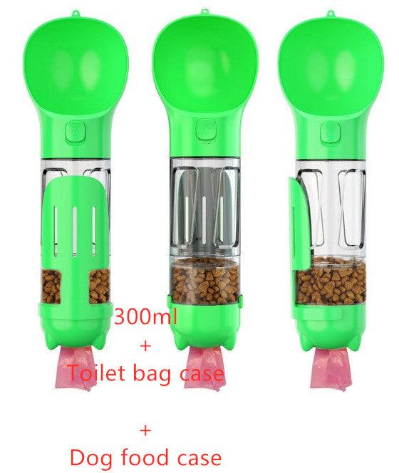 Pet Water Bottle Feeder Bowl Garbage Bag Storage Portable Pet Outdoor Travel 3 In 1 Dog Water Bottle-12
