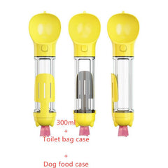 Pet Water Bottle Feeder Bowl Garbage Bag Storage Portable Pet Outdoor Travel 3 In 1 Dog Water Bottle-13