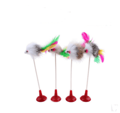 Whisker Whirligig: Handcrafted Solid Wood Cat Toy-21