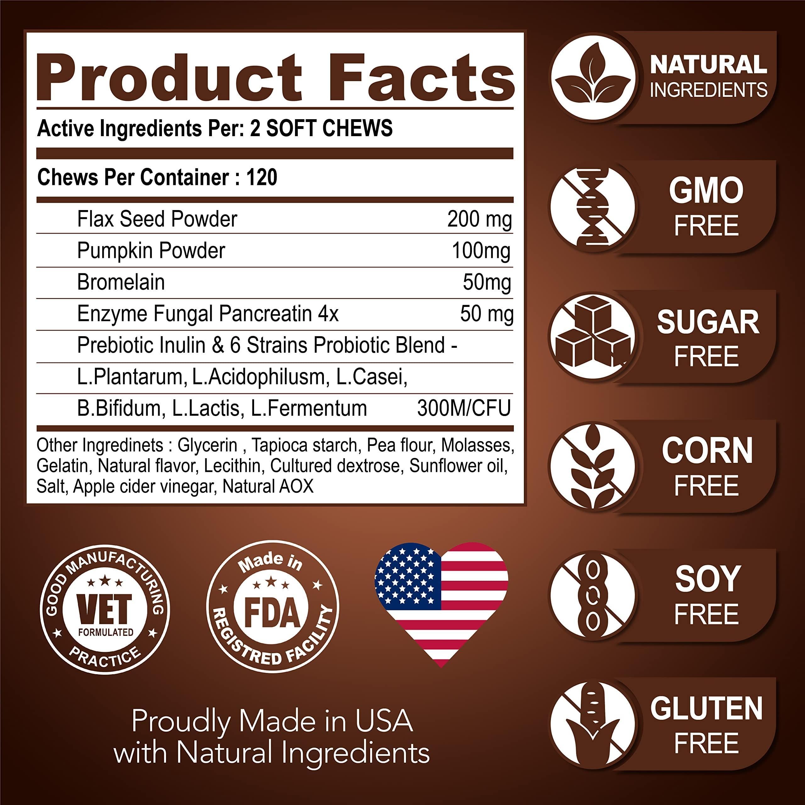 Dog Probiotic & Fiber Chews