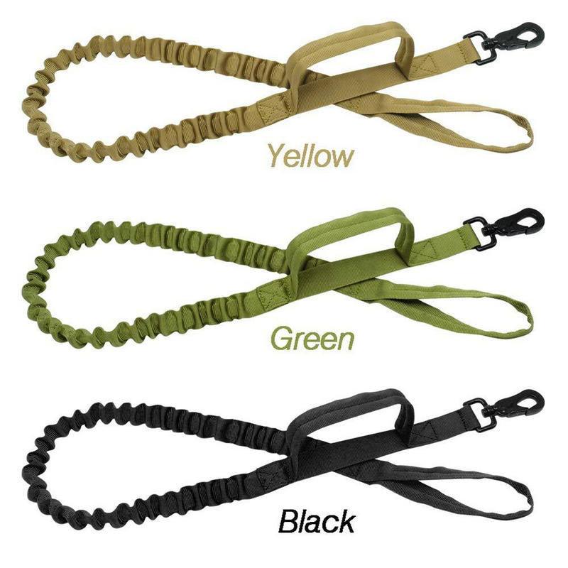 Tactical Elastic Control Dog Leash-0
