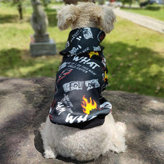 Skull Camo Pet Hoodie: Stylish Two-Legged Outfit For Dogs-4