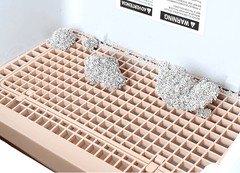 Sleek Kitty Corner Cat Litter Box-3