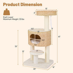 Modern Cat Tower with Condo
