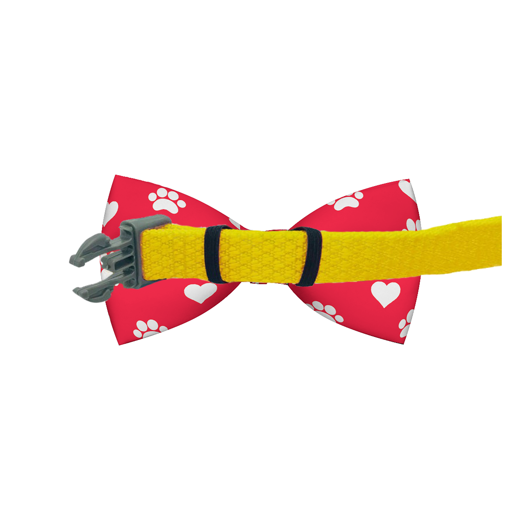 Valentines Red Dog Bow Tie