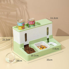 Automatic Pet Feeder With Continuous Water Refilling-2