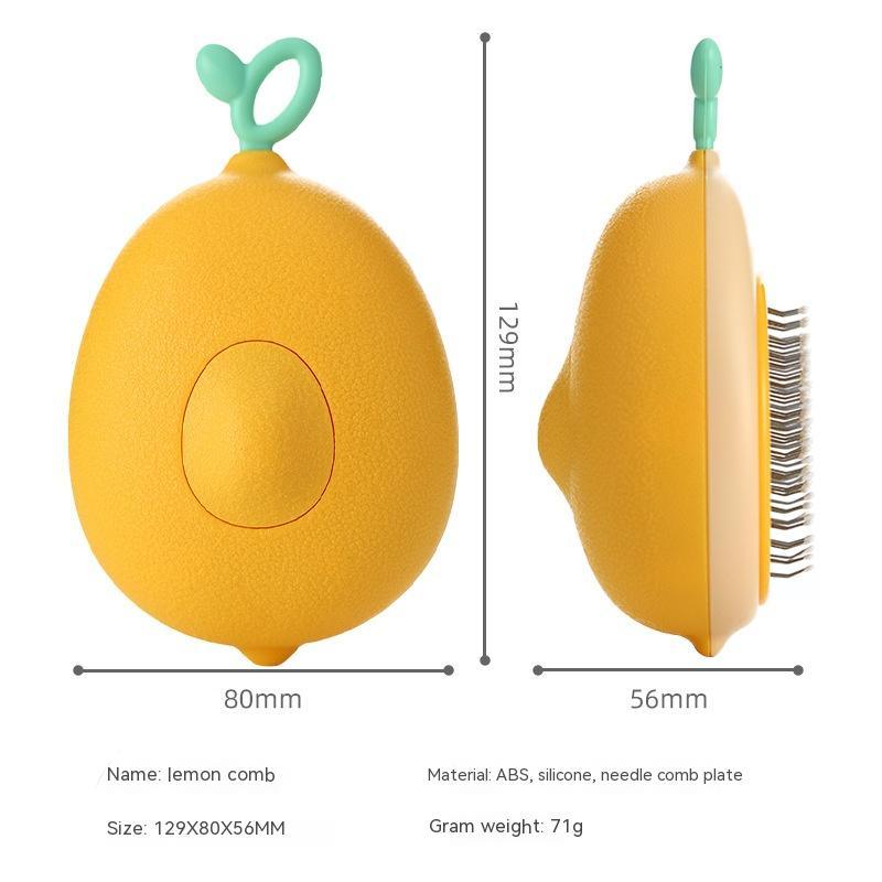 Cat Brush Hair Remover Cleaning Avocado Shaped Dog Grooming Tool Pet Combs Brush Stainless Steel Needle Pet Cleaning Care-4