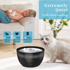 Automatic Stainless Steel Pet Water Fountain (3L)