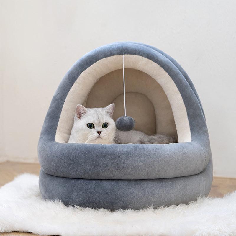Cozy Haven Cat Bed: Luxurious Comfort For Your Feline Friend-0