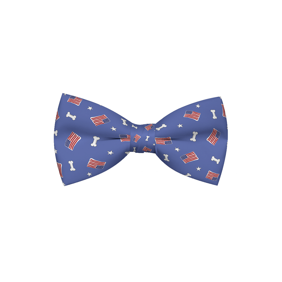 American Flag Dog Bow Tie