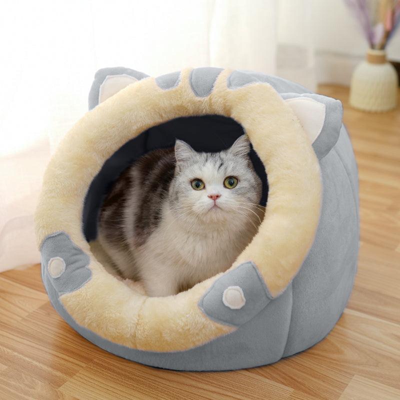 Enclosed Villa Cat House - Cozy Bed And Hideaway For Your Feline Friend-4