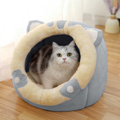 Enclosed Villa Cat House - Cozy Bed And Hideaway For Your Feline Friend-4